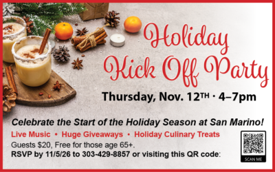 Celebrate the Start of the Holiday Season at San Marino!